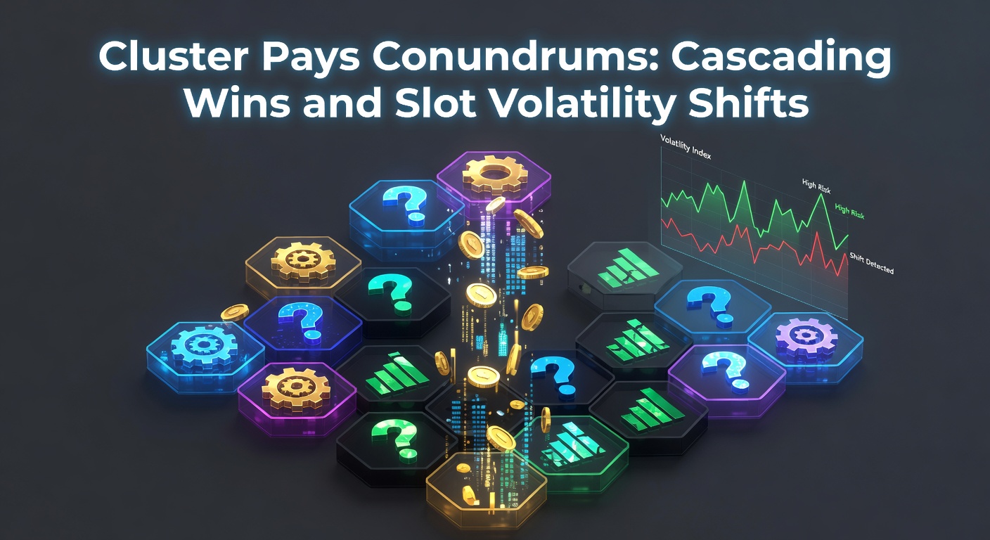 Vibrant slot reels showing cascading symbols exploding in a cluster win pattern, illustrating dynamic gameplay mechanics