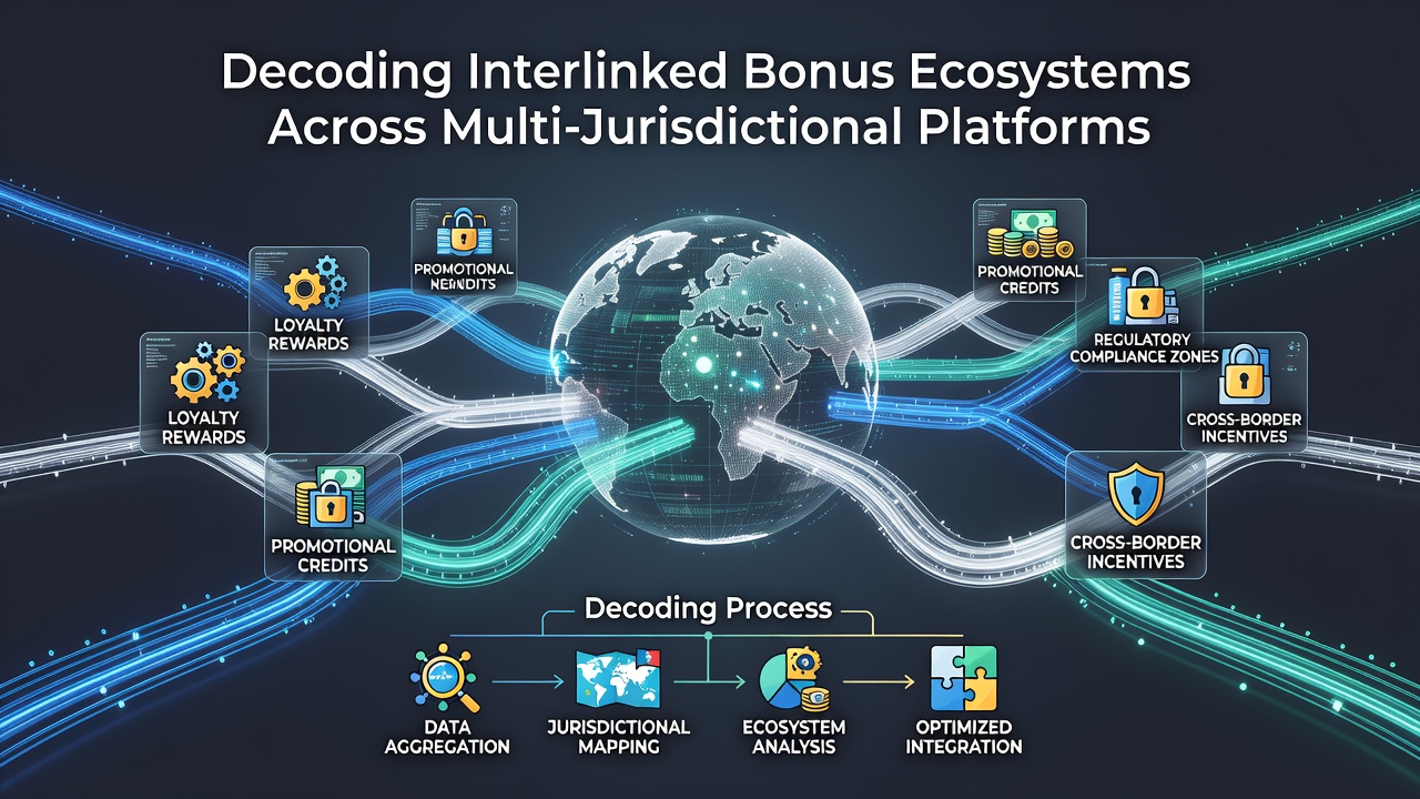 Network diagram illustrating data synchronization between casino platforms operating in multiple regulatory jurisdictions