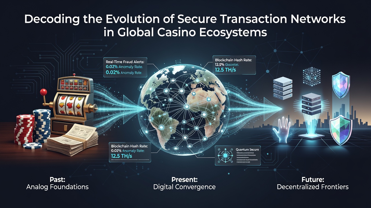 Global casino transaction security upgrades including biometric checks and blockchain verification layers