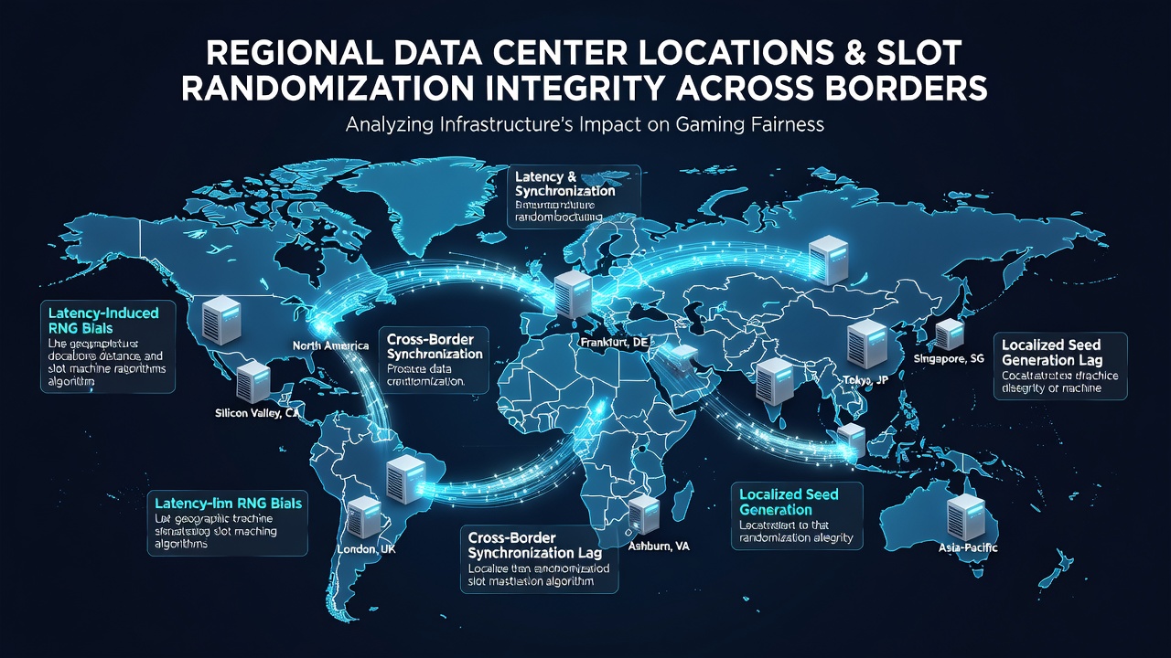 Network infrastructure connecting regional data centers for cross-border gaming operations