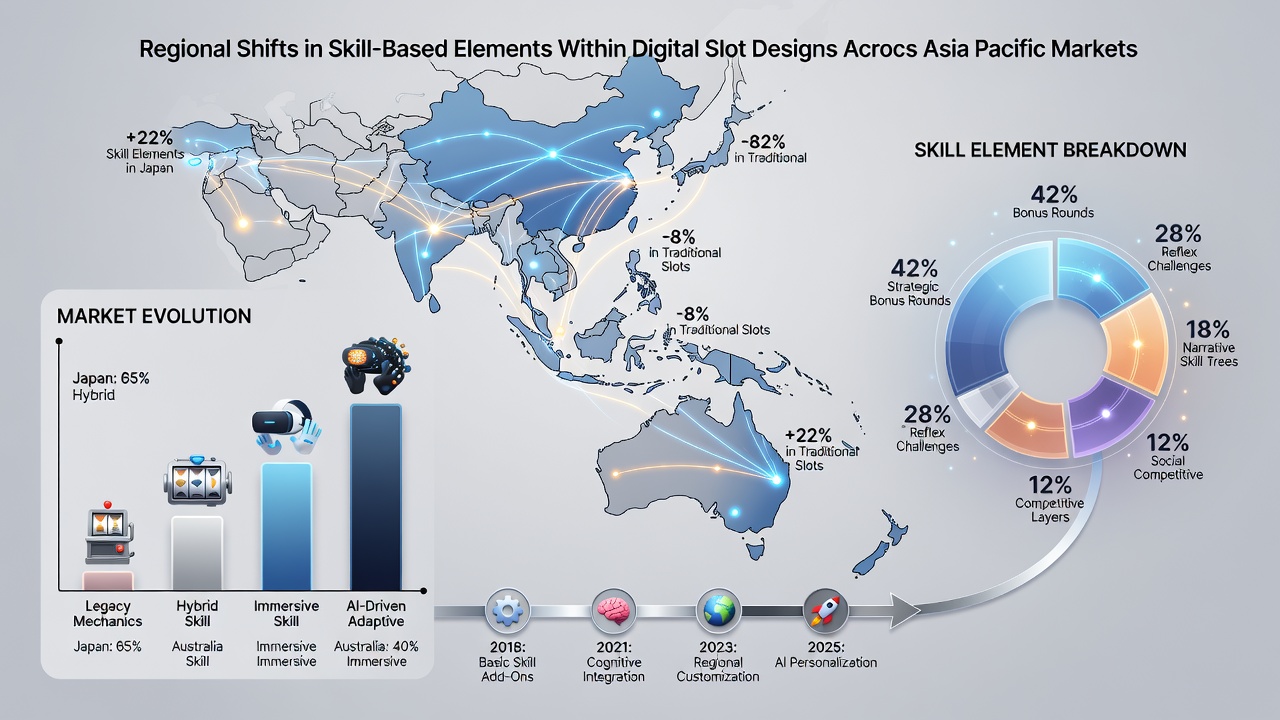 Regional map highlighting Asia Pacific markets with evolving slot regulations